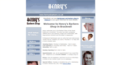 Desktop Screenshot of henrysbarbers.co.uk